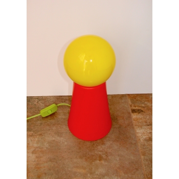 lampka PRL styl kosmiczny